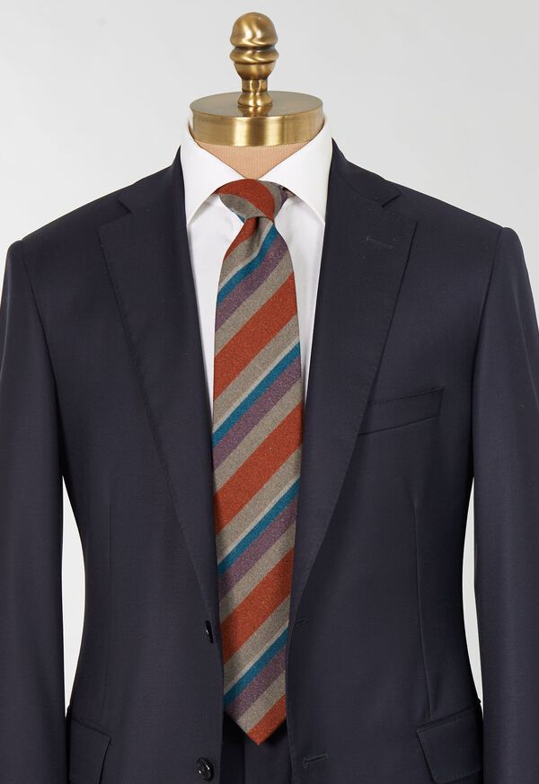 Paul Stuart Printed Multi Color Stripe Tie, image 2