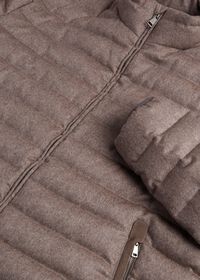 Paul Stuart Silk and Cashmere Down Bomber Jacket, thumbnail 2