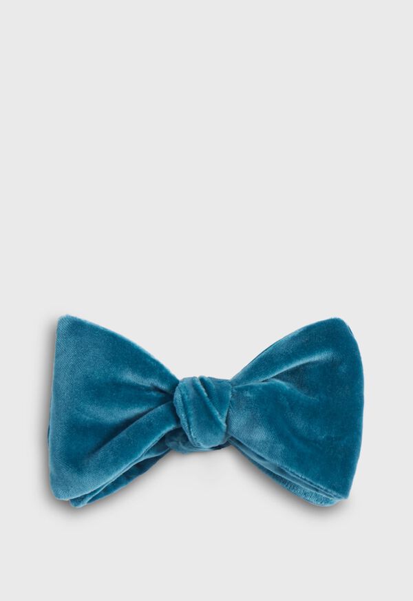 Paul Stuart Blunt Edge Velvet Bow Tie, image 1
