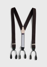 Paul Stuart Leather Trim Suspenders, thumbnail 1