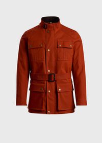 Paul Stuart Belted Terracotta Field Jacket, thumbnail 1