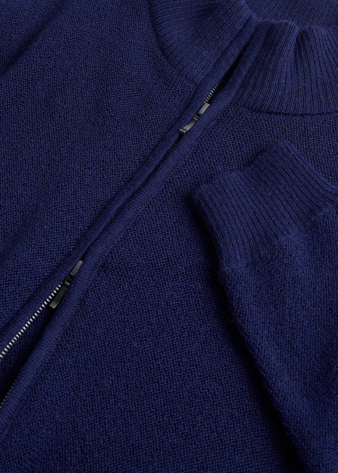 トップス ALPACA KNIT SHIRT CARDIGAN Striped Alpaca Button Down Pin Striped Cardigan | Sun Valley
