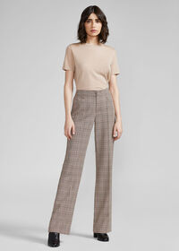 Paul Stuart Wool Glen Plaid Pant, thumbnail 2