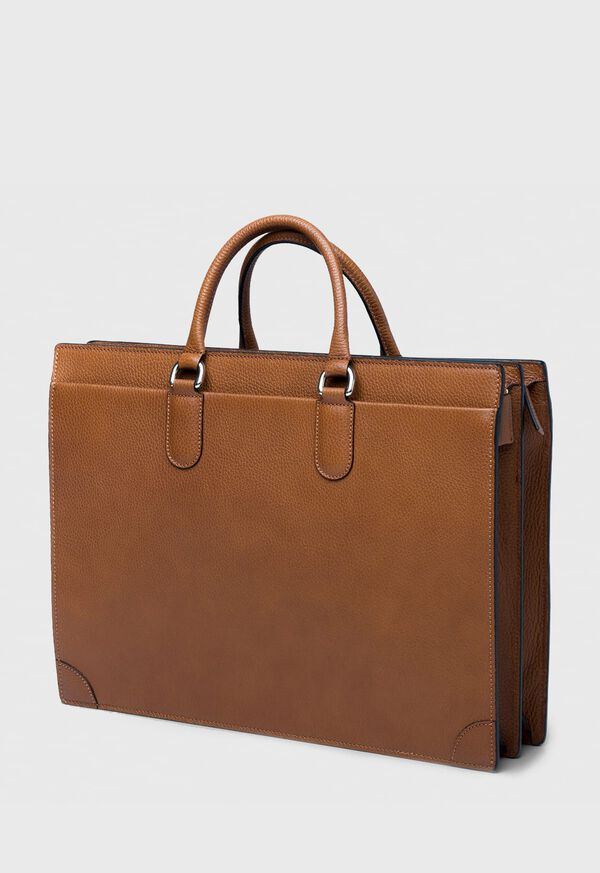 Paul Stuart Zipped Top Handle Briefcase, image 1