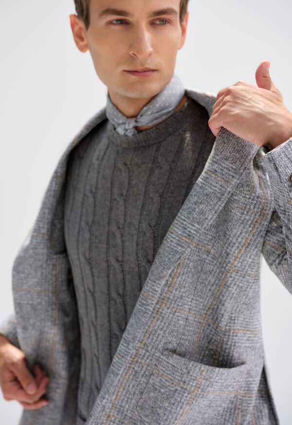 Paul Stuart Jersey Plaid Soft Jacket, image 2