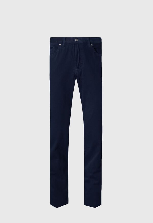 Paul Stuart Brushed Cotton Twill Five Pocket Pant, image 1