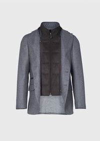 Paul Stuart Wool and Silk Hybrid Jacket with Gilet, thumbnail 2