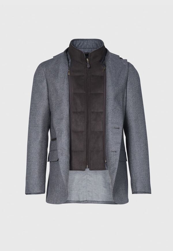 Paul Stuart Wool and Silk Hybrid Jacket with Gilet, image 2