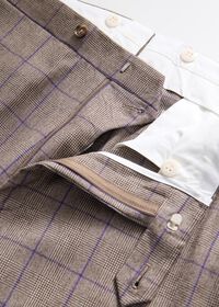 Paul Stuart Super 130s Wool Deco Plaid Suit, thumbnail 7
