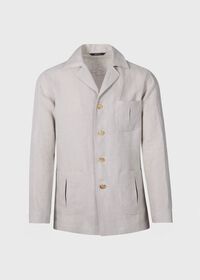 Paul Stuart Linen Safari Jacket, thumbnail 1