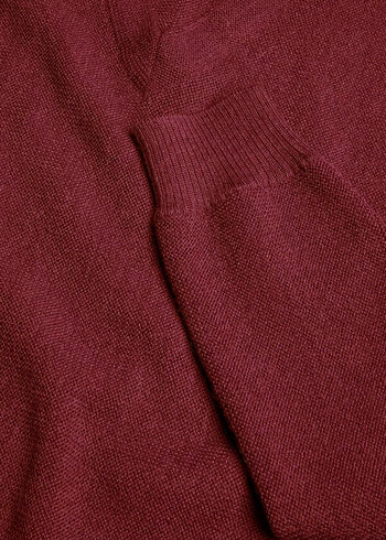 Paul Stuart Classic Alpaca Links V-Neck Sweater