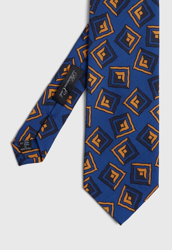 Paul Stuart Silk Triangle 3 Folds Self Tip Tie