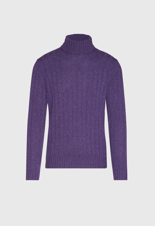 Paul Stuart Cashmere Rib Turtleneck Sweater, image 1