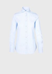 Paul Stuart Button Front Blouse with Novelty Buttons, thumbnail 1