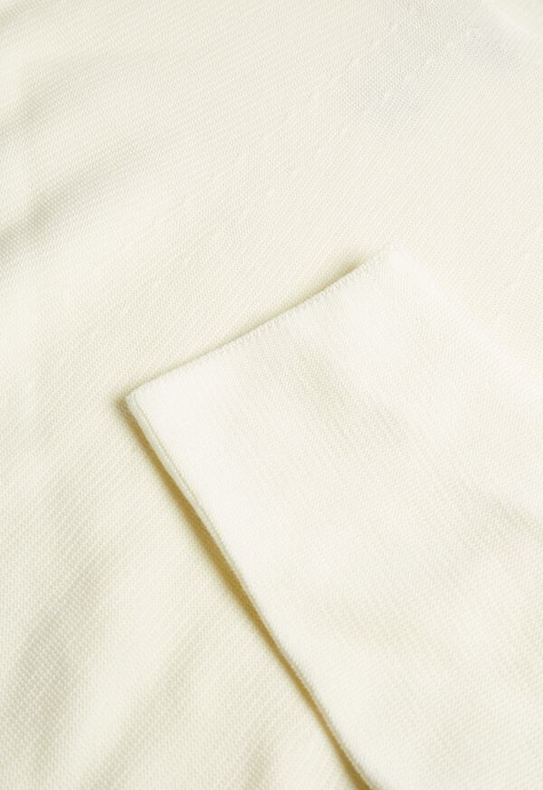 Paul Stuart Knit Long Sleeve Chiffon Inlay, image 2