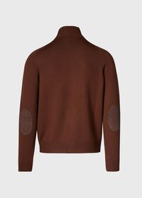 Paul Stuart Full Zip Cardigan with Suede, thumbnail 2