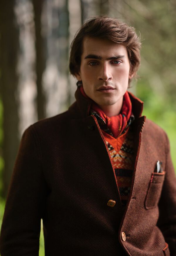 Paul Stuart Fair Isle Shetland Wool Sweater, image 2