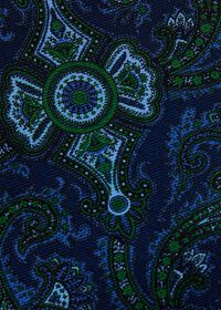 Paul Stuart Silk Twill Micro Paisley Print Ascot, thumbnail 3