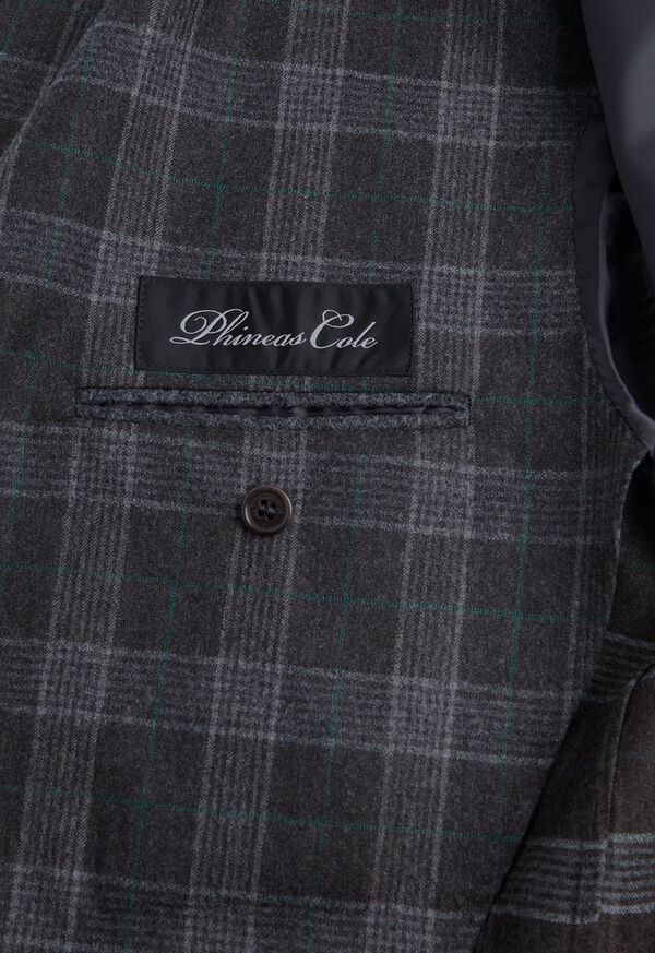 Paul Stuart Grey Plaid Wool Suit, image 5