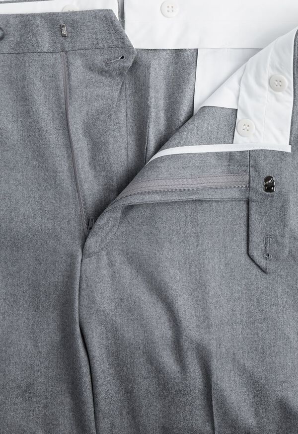 Paul Stuart Grey Super 120s Flannel Pant, image 2