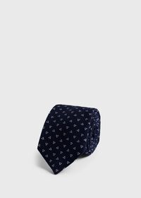 Paul Stuart Woven Silk Deco Triangle Tie, thumbnail 1