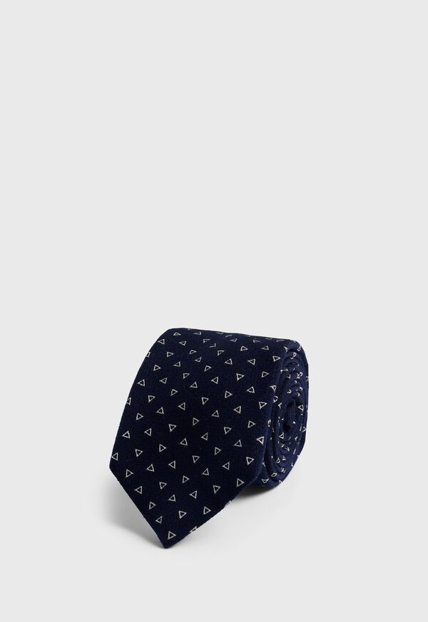 Paul Stuart Woven Silk Deco Triangle Tie, image 1