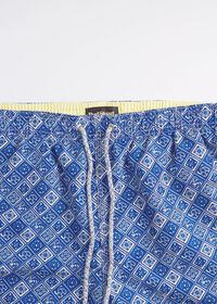 Paul Stuart Geometric Print Swim Trunk, thumbnail 2