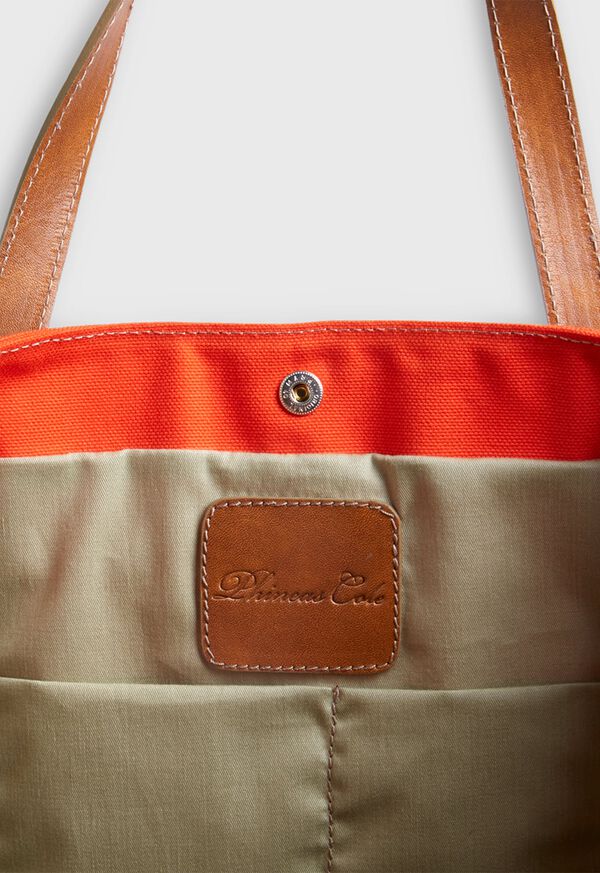 Paul Stuart Solid Color Tote Bag, image 3
