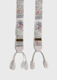 Paul Stuart Jacquard Hunting Scene Braces, thumbnail 2