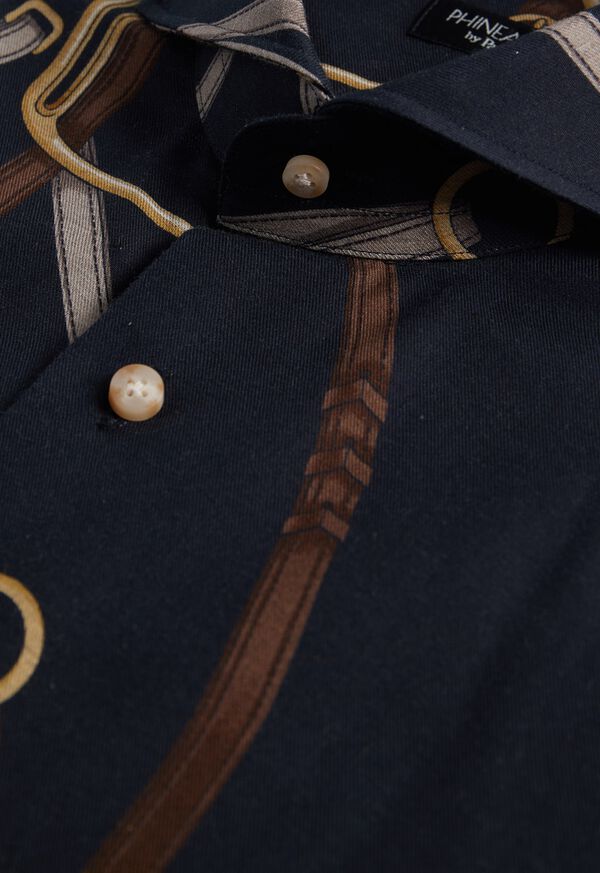 Paul Stuart Printed Cotton Flannel Shirt, image 2