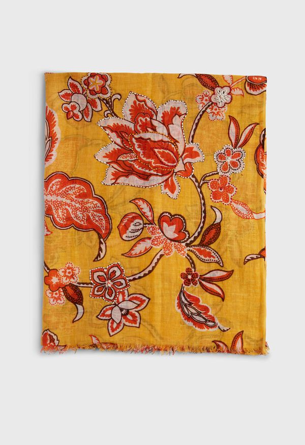 Paul Stuart Floral Print Scarf, image 2