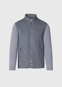 Paul Stuart Wool & Cashmere Jacket with Knit Sleeves, thumbnail 1