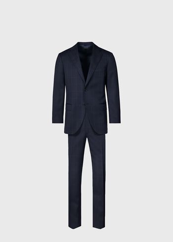 Paul Stuart Wool Windowpane Suit