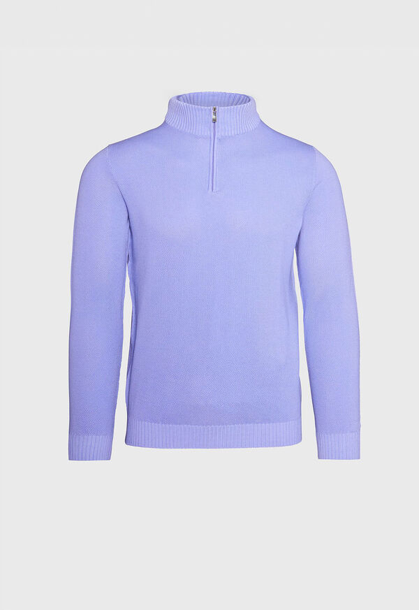 Paul Stuart Pique Stitch 1/4 Zip Sweater, image 1
