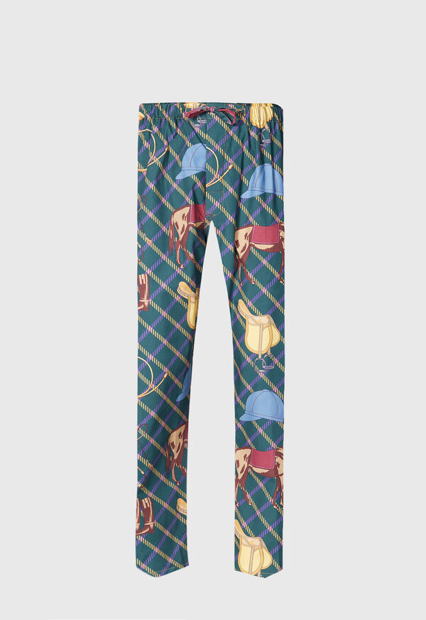 Paul Stuart Brushed Cotton Equestrian Print Set, image 3