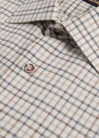 Paul Stuart Cotton & Wool Flannel Tattersall Sport Shirt, thumbnail 2