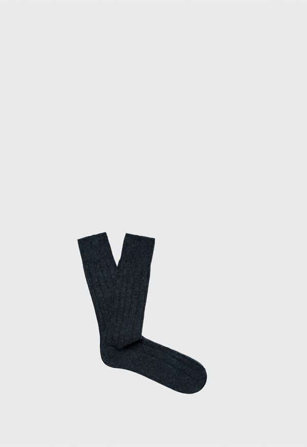 Paul Stuart Cashmere Blend Ribbed Sock