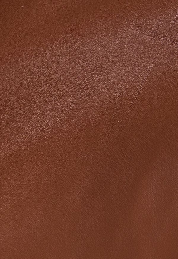 Paul Stuart Leather Motorcycle Jacket, image 4