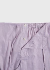 Paul Stuart Micro Graph Check Lounge Pant, thumbnail 2