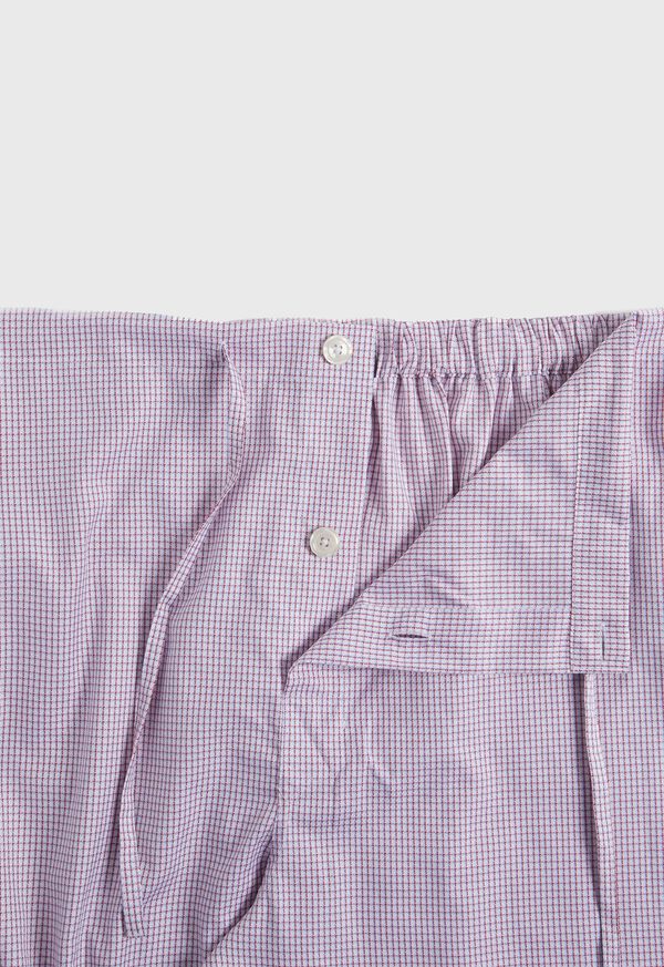 Paul Stuart Micro Graph Check Lounge Pant, image 2