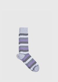 Paul Stuart Color Bar Stripe Crew Sock, thumbnail 1