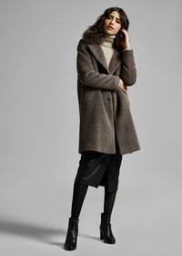 Paul Stuart Single Breasted Coat with Removable Collar, thumbnail 4