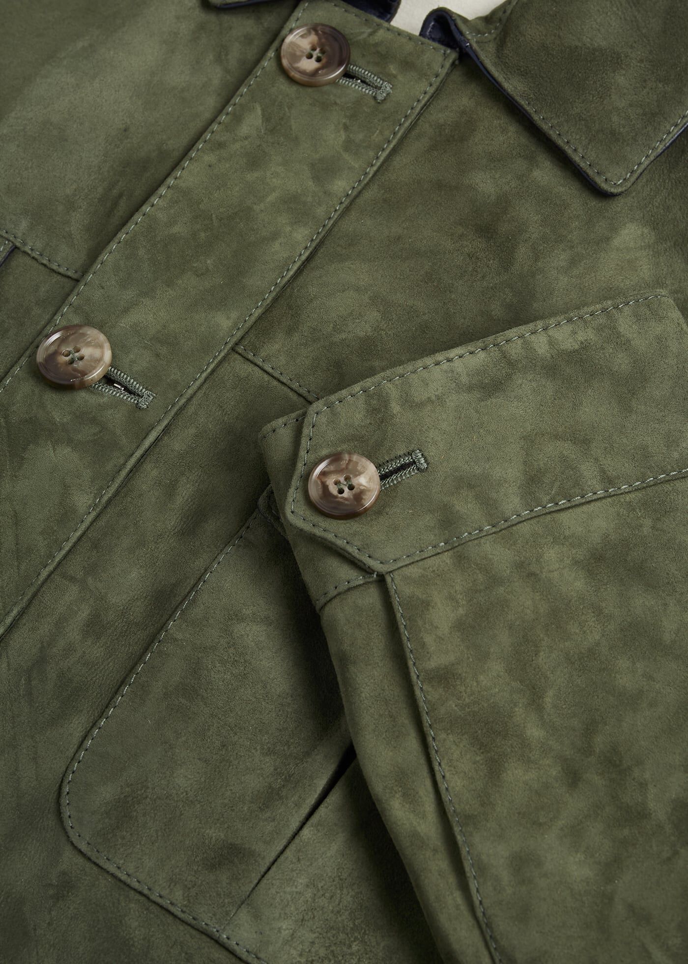 Suede safari jacket mens sale