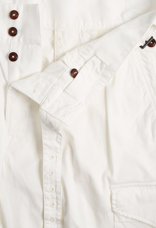 Paul Stuart White Gurkha Pant with Side Envelope, image 2