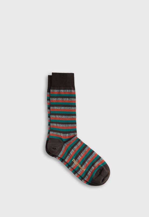 Paul Stuart Colorful Stripe Sock, image 1