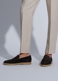 Paul Stuart Harvey Suede Venetian Slip On, thumbnail 2