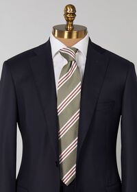 Paul Stuart Wide Textured Stripe Tie, thumbnail 2