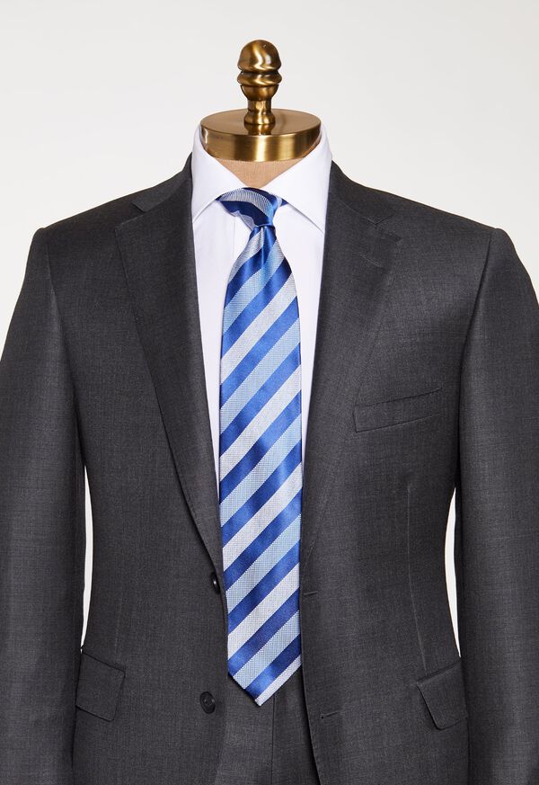 Paul Stuart Oxford and Satin Stripe Tie, image 2