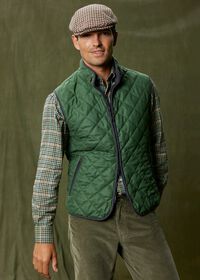 Paul Stuart Wool Flannel Quilted Vest, thumbnail 2