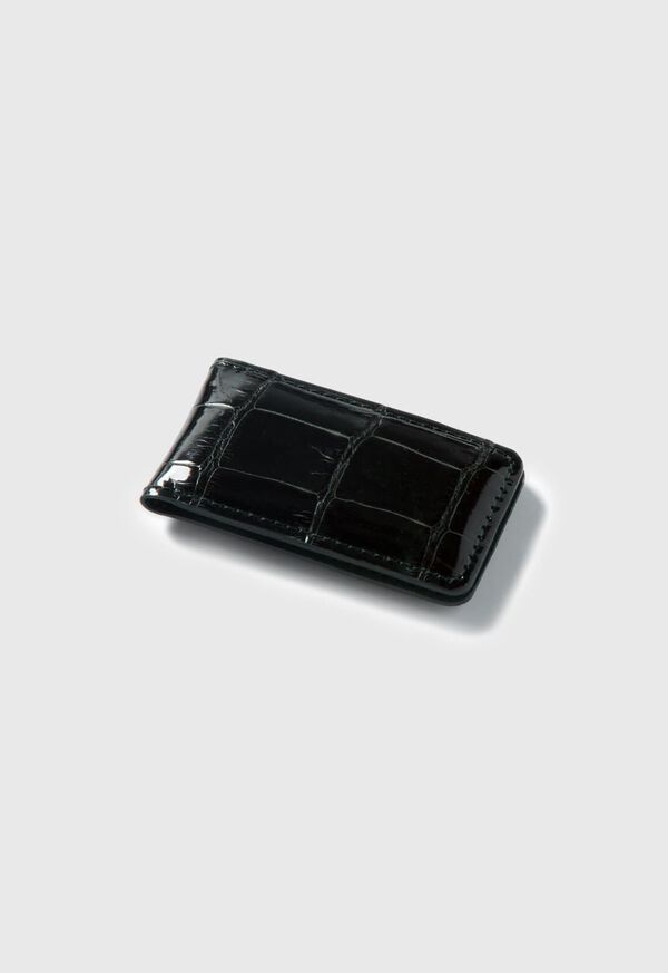 Paul Stuart Alligator Magnetic Money Clip, image 1